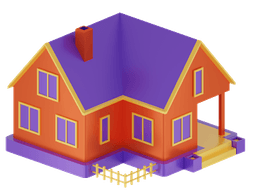 Real Estate industry 3D vector